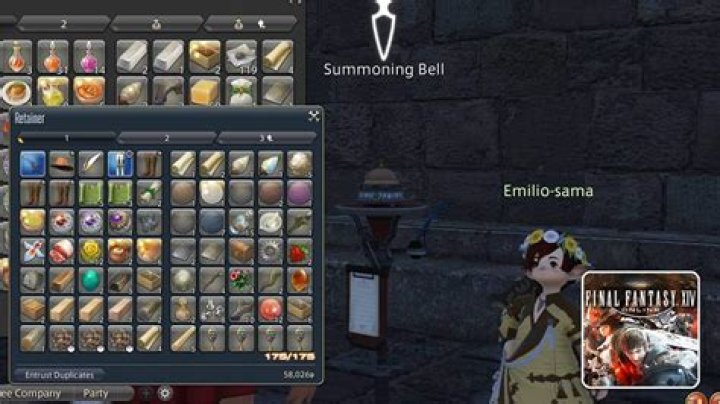 Can you store items in outward?