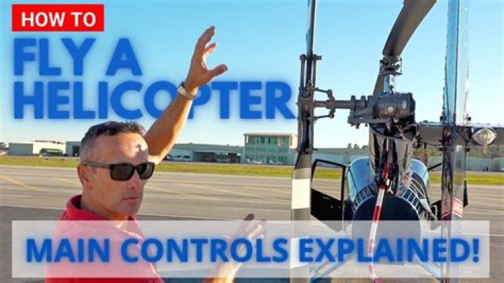 How do flight controls operate in a helicopter?