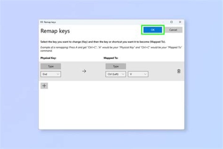 How do I remap a key in DOSBox?