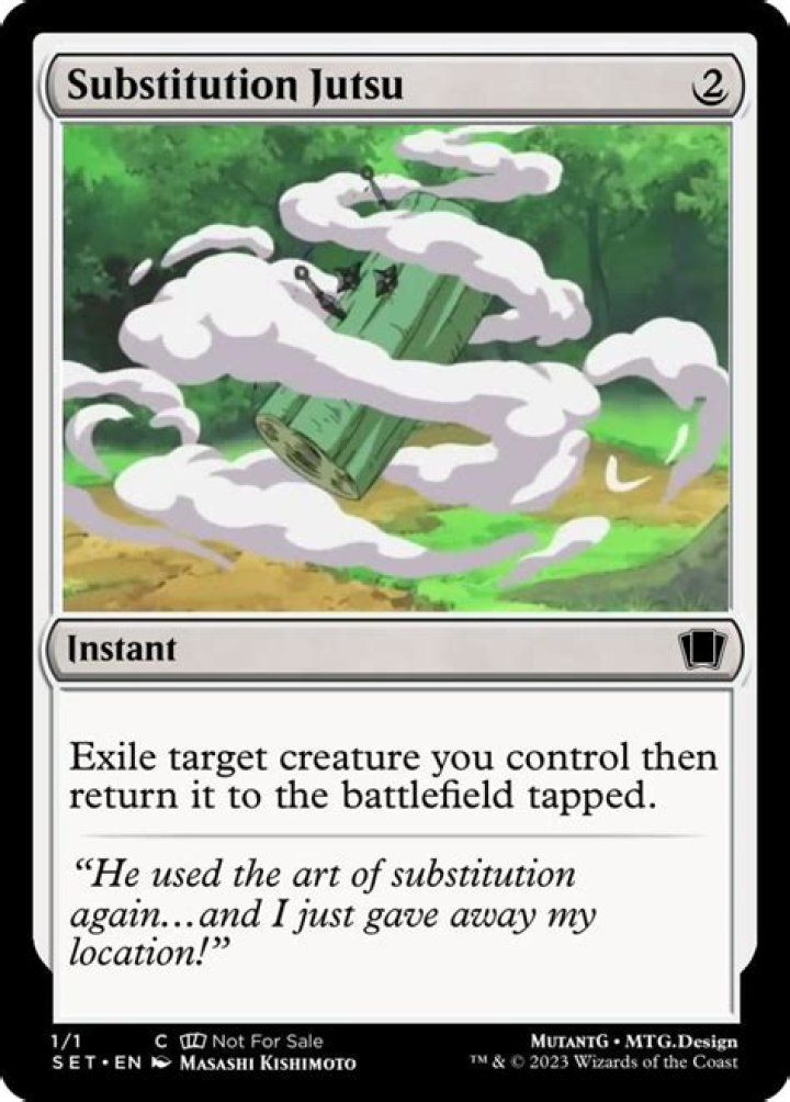 How do you activate substitution Jutsu?