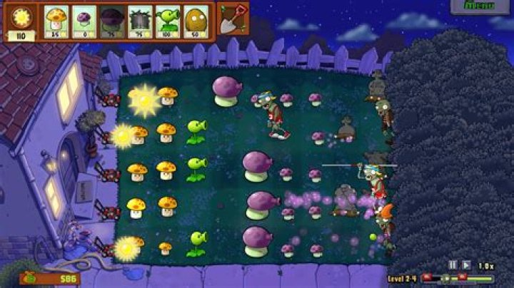 How do you beat level 8 on plants vs zombies?
