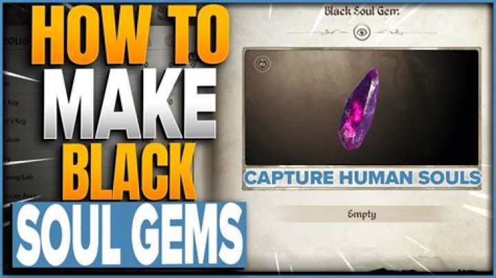 How do you get a black soul gem?