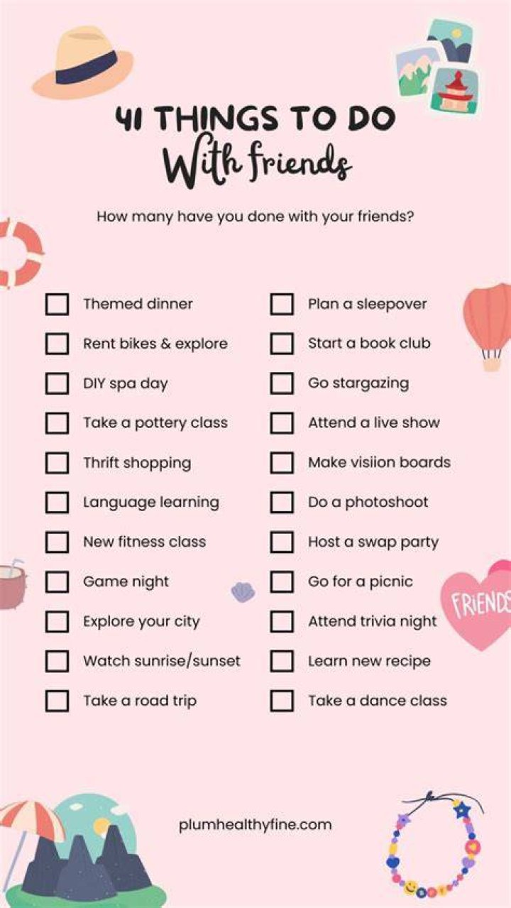 What do you do with a lot of friends?