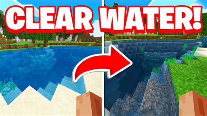 What mod in Minecraft makes water clear?