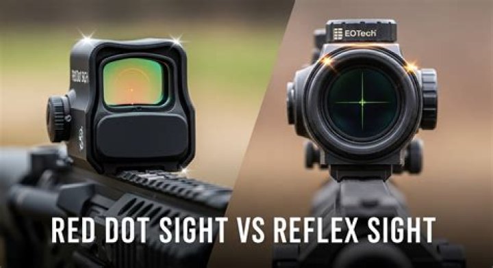 What the difference between a reflex sight and red dot?