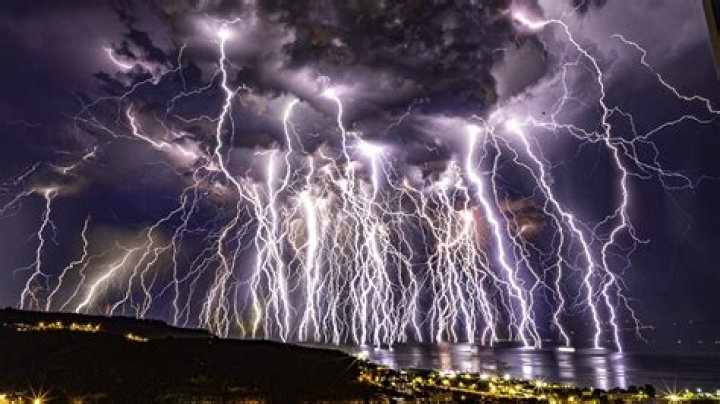 Where does lightning strike the most often?